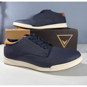 Vance Co Men's Casual Navy Blue Sneakers with White Sole Size 10.5